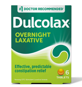 DULCOLAX OVERNIGHT LAXANTE 6 TABLETS