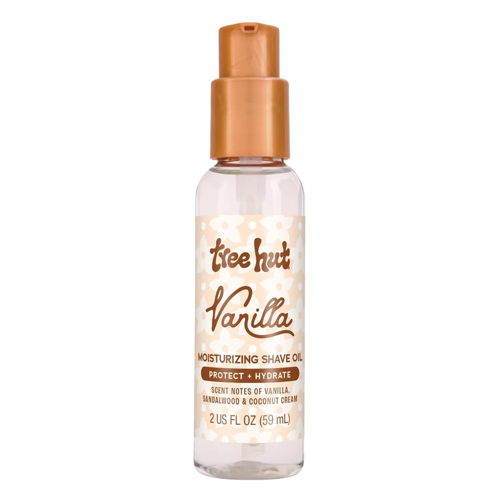 TREE HUT VANILLA MOISTURIZING SHAVE OIL VANILLA + COLLOIDAL GOLD 59 ML