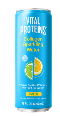 COLLAGEN SPARKLING WATER LEMON LIME VITAL PROTEINS 355 ML