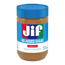 MANTEQUILLA DE MANI JIF SIN AZUCAR AZUL 440 G