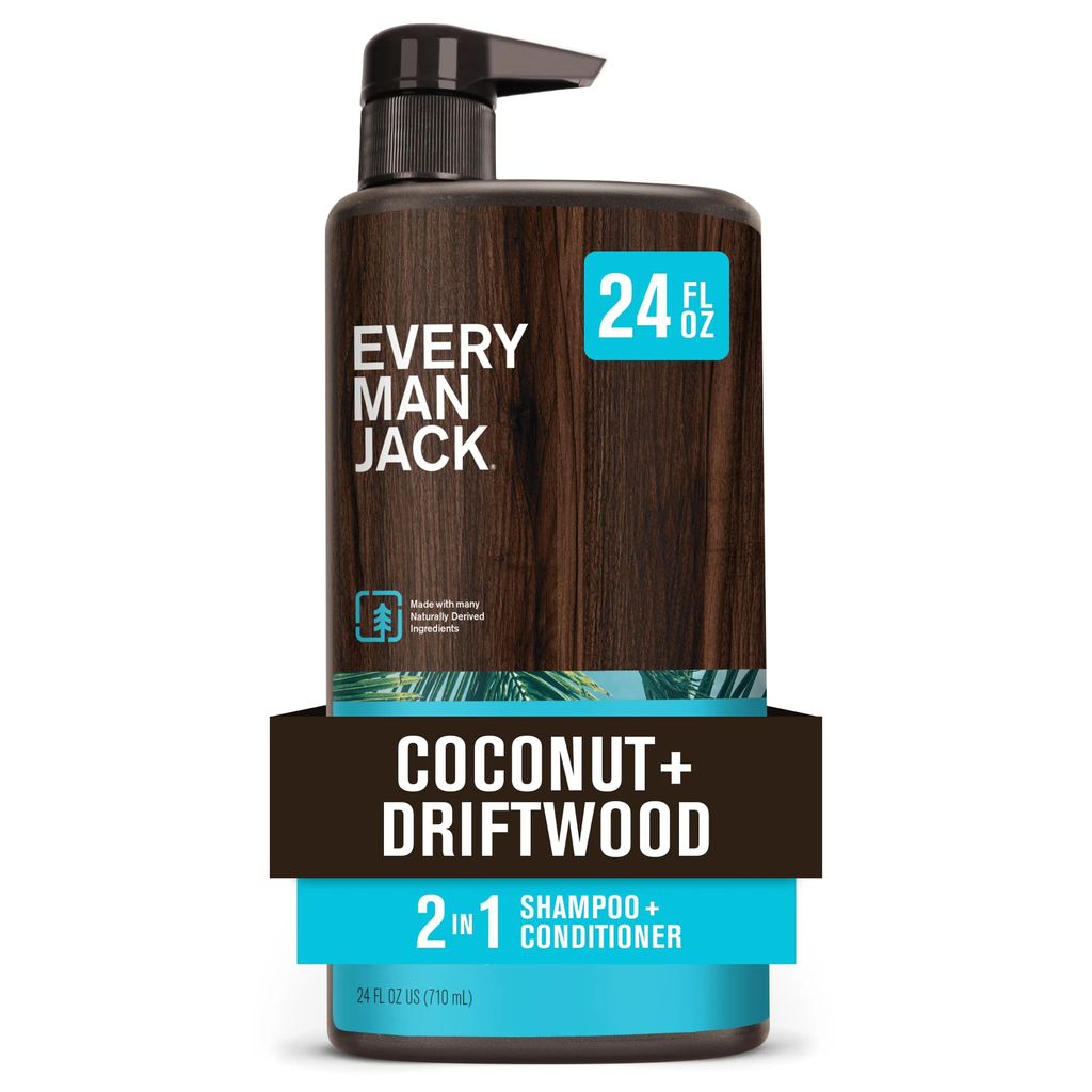 SHAMPOO + ACONDICIONADOR COCONUT EVERY MAN JACK 710 ML