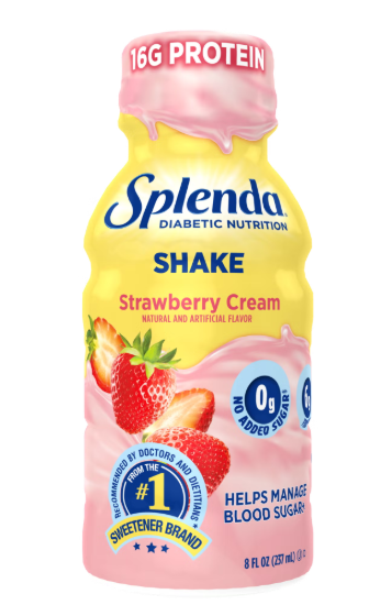 SPLENDA SHAKE STRAWBERRY CREAM 237 ML