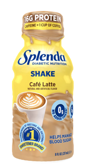 SPLENDA SHAKE CAFE LATTE 237 ML