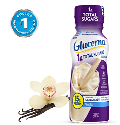 GLUCERNA TOTAL 1G SUGARS 296 ML VAINILLA PV