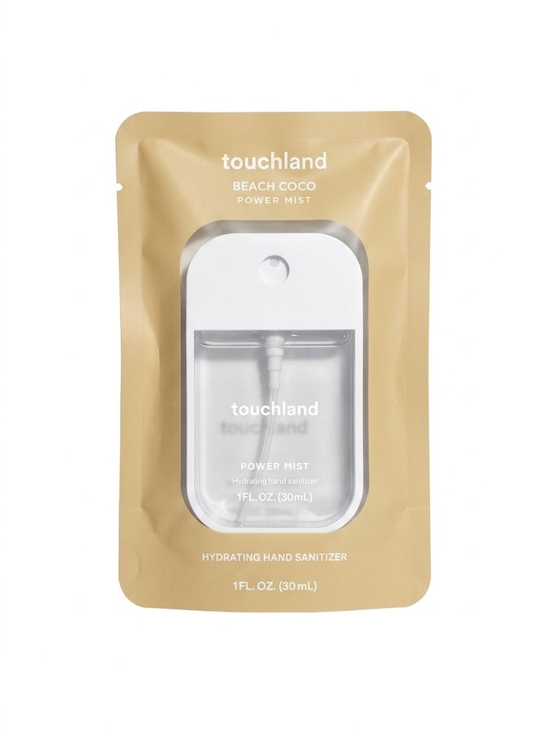 TOUCHLAND BEACH COCO POWER MIST HYDRATING HAN SANITIZER 30ML