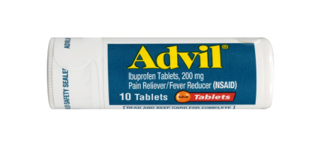 ADVIL 200mg PAIN RELIEVER x 10 TABLETS