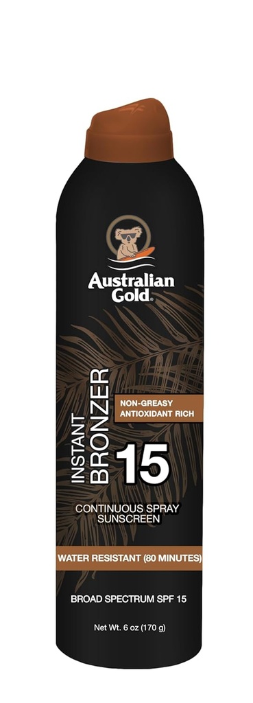 AUSTRALIAN GOLD INSTANT BRONZER 15  6 OZ