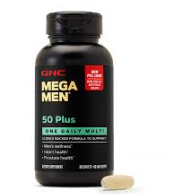 MEGA MEN 50 PLUS ONE DAILY MULTI 60 CAP GNC
