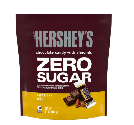 HERSHEYS CON ALMENDRAS ZERO SUGAR 5.1 OZ PV