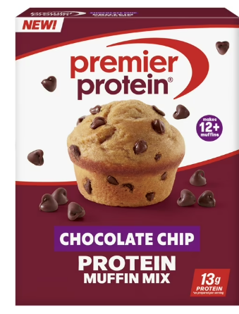 MEZCLA PARA MUFFIN MIX CHOCOLATE CHIP 13G PROTEIN PREMIER PROTEIN
