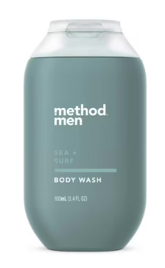 BODY WASH SEA + SURF 100 ML METHOOD MEN