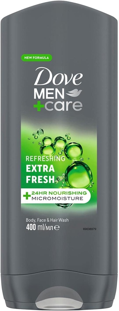 DOVE MEN CARE BODY WASH REFRESHING EXTRA FRESH 400 ML