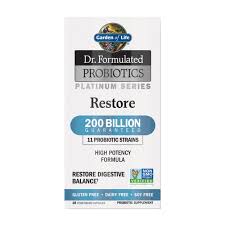 DR. FORMULATED PROBIOTICS RESTORE 200 BILLION X 28 CAPS GARDEN OR LIFE OFERTA