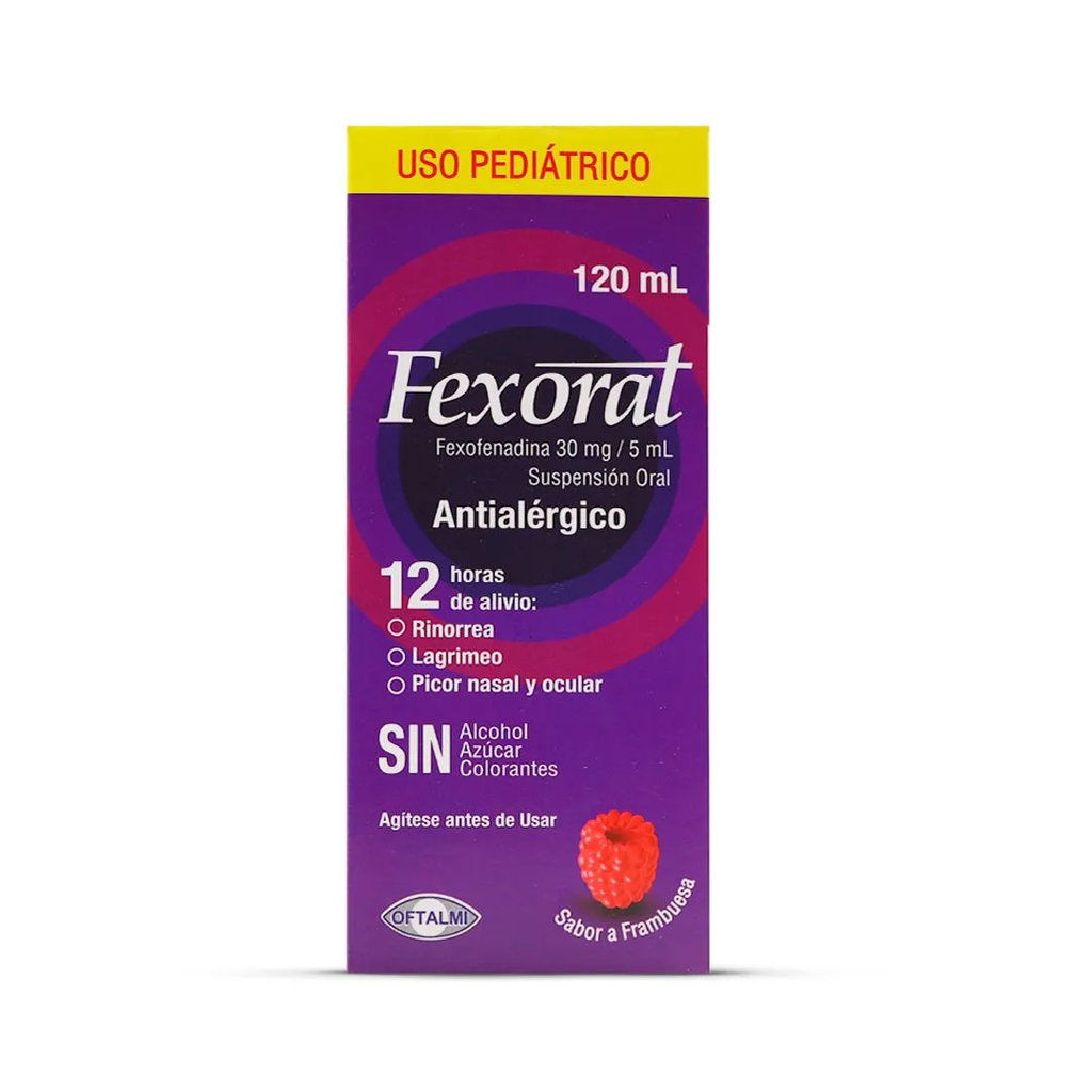 FEXORAT SUSPENSIÓN ORAL 30 MG 120 ML OFTALMI