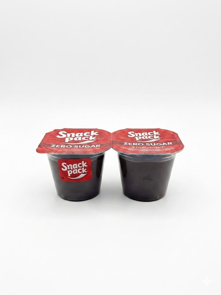 PUDDIN SNACK PACK 2 CHOCOLATE ZERO SUGAR 184 GR