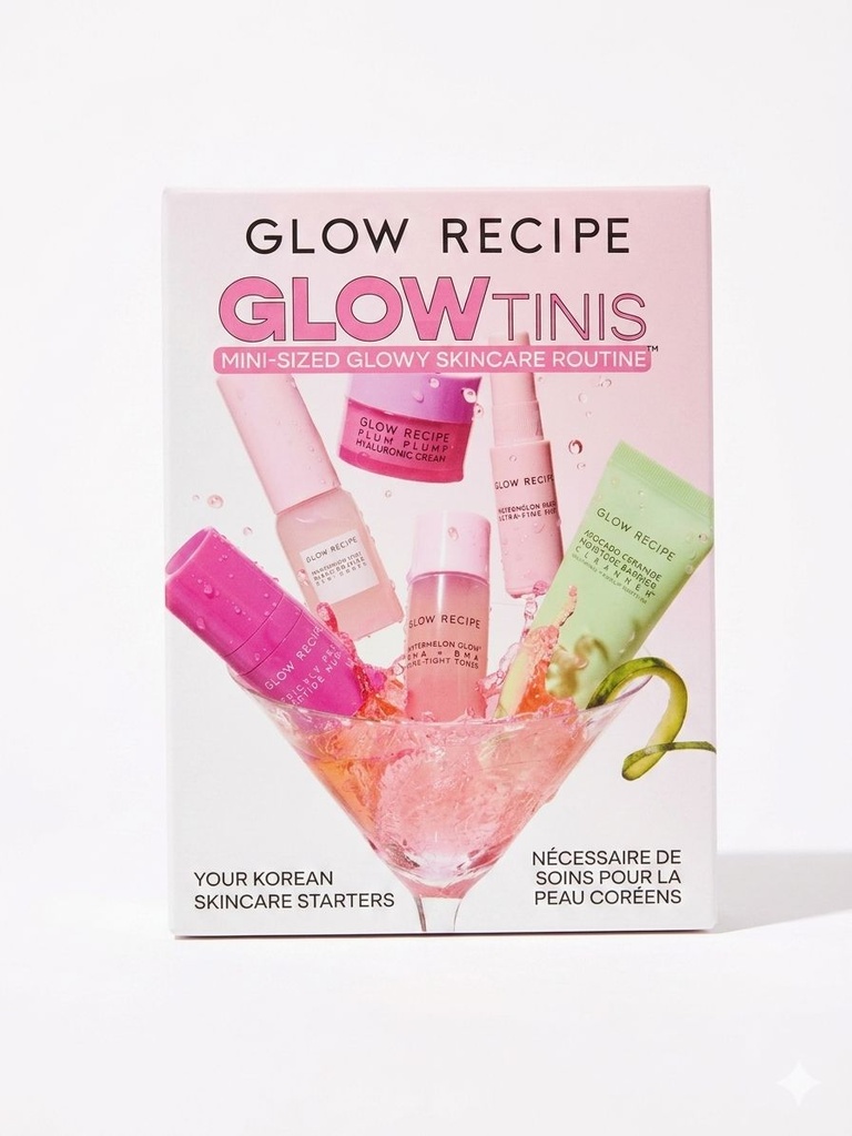 MINI SKINCARE SET 6CT  GLOWTINIS 