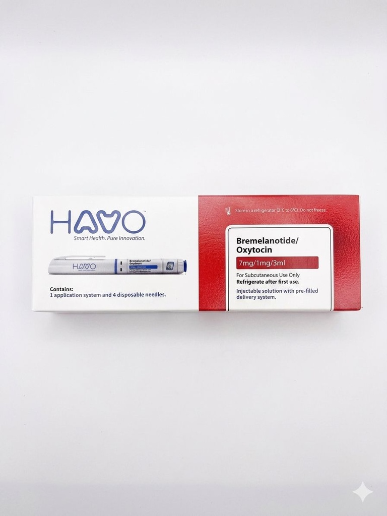 BREMELANOTIDE/OXYTOCIN 7MG-1MG/3ML 1 PLUMA HAVO