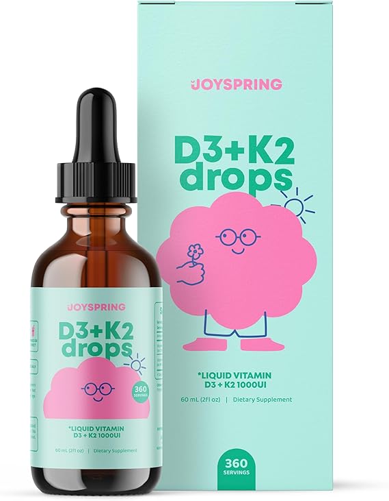 GOTAS PARA NIÑOS DE VITAMINA D3 + K2 60 ML JOYSPRING