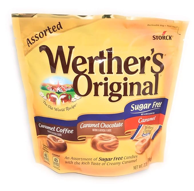 CARAMELOS WERTHERS ORIGINAL CARAMEL SUGAR FREE 218 GR
