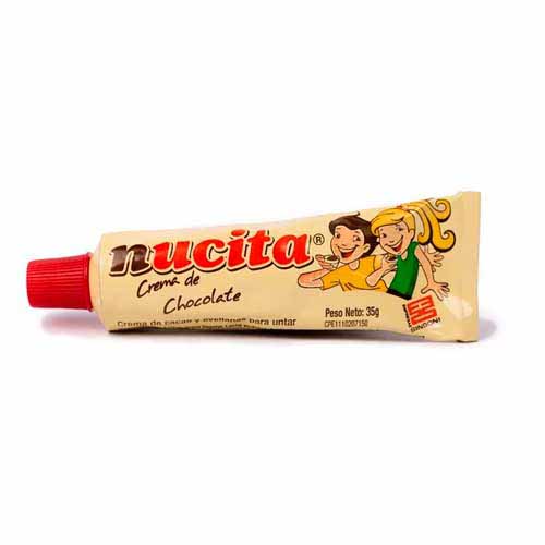 NUCITA CREMA DE CHOCOLATE PARA UNTAR TUBITO 35 GR