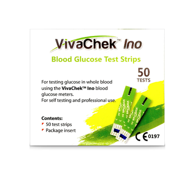 VIVACHEK INO  BLOOD GLUCOSE TEST STRIPS X 50 TEST OFERTA
