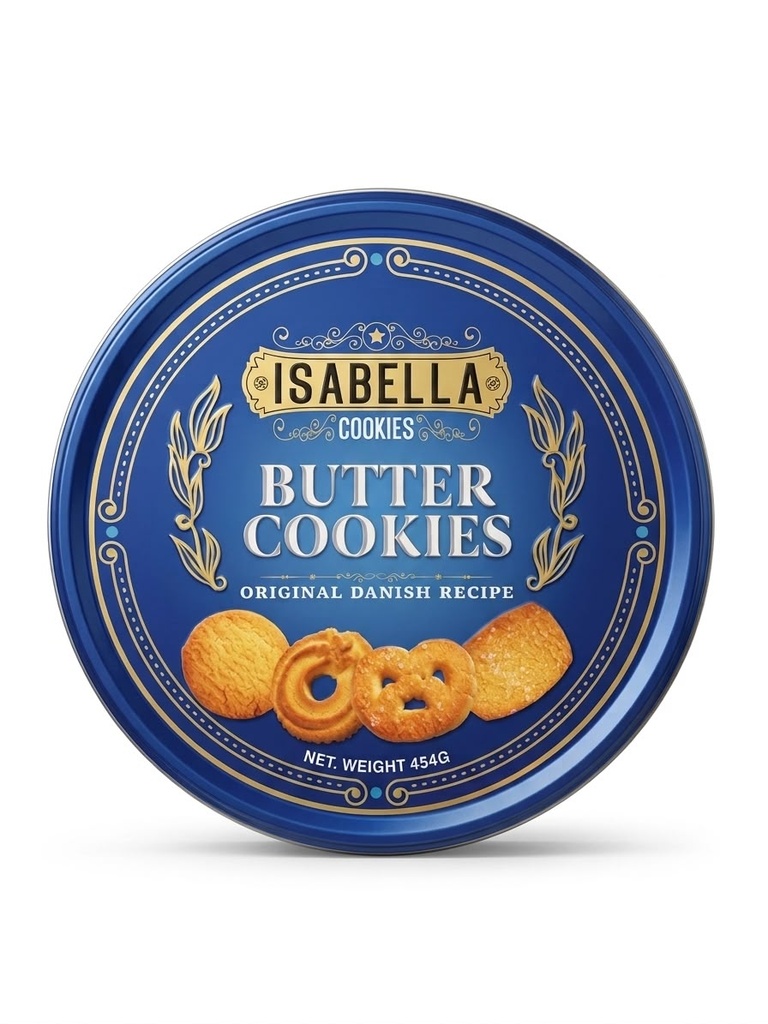 BEAUTIFUL DENMARK GALLETAS DE MANTEQUILLA ESTILO DANÉS 454 GR