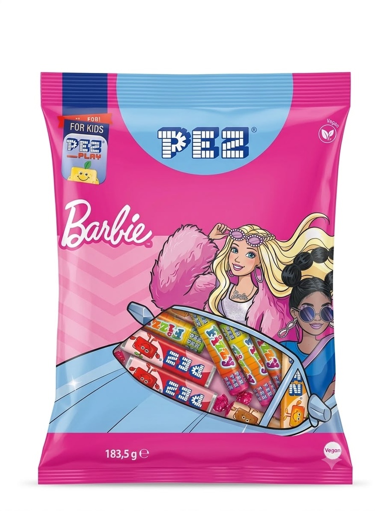 PEZ CARAMELOS BARBIE MAXI - 1 UNID.
