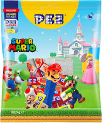 PEZ CARAMELOS NINTENDO SUPER MARIO MAXI - 1 UNID.