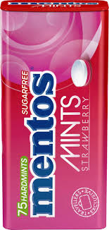 MENTOS MENTAS FRESA SIN AZÚCAR - 1 UNID.