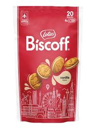 LOTUS BISCOFF GALLETAS RELLENAS VAINILLA EDICIÓN VIAJE - 4 UNID. (50 G C/U)