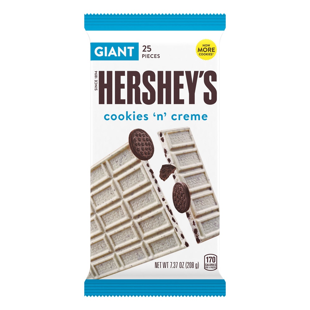 HERSHEY'S COOKIES 'N' CREME BARRA GIGANTE - 1 UNID.