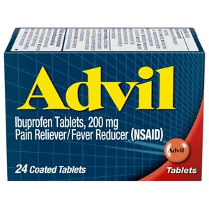 ADVIL IBUPROFEN TABLETS 200mg x 24 TAB
