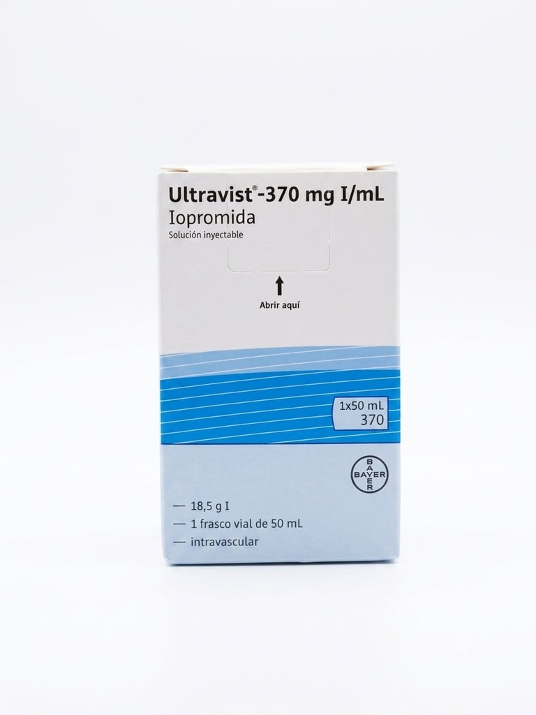 ULTRAVIST SOLUCIÓN INYECTABLE 370MG 50ML BAYER