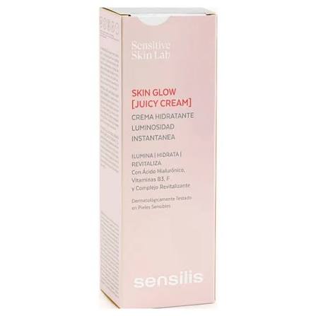 SKIN GLOW JUICY CREAM HIDRATANTE LUMINOSIDAD INSTANTANEA 50ML SENSILIS