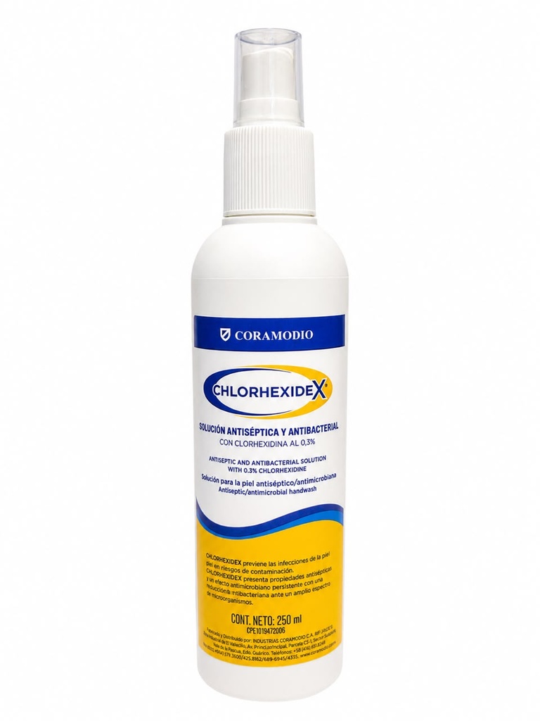 SOLUCION CON CLORHEXIDINA AL 0.3% 250 ML COROMODIO