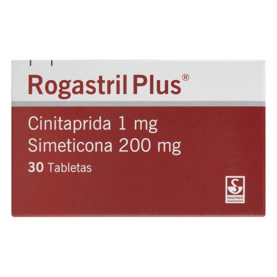 ROGASTRIL PLUS 1MG - 200MG 30 TABLETAS SIEGFRIED 