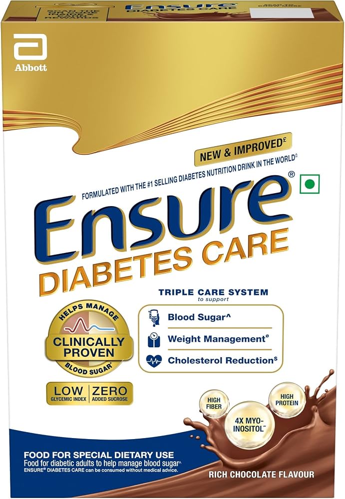 ENSURE DIABETES CARE ZERO ADDED SUCROSE CHOCOLATE 375 GR