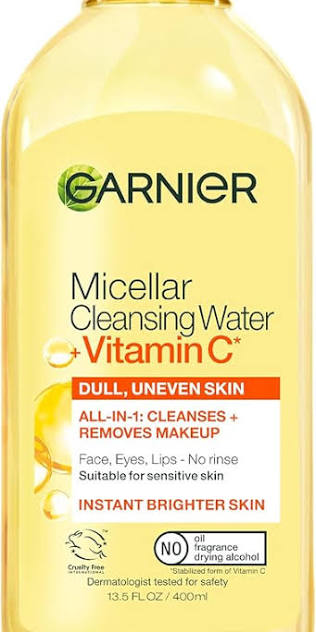 AGUA MICELAR GARNIER VITAMINA C ILUMINADOR 400ML