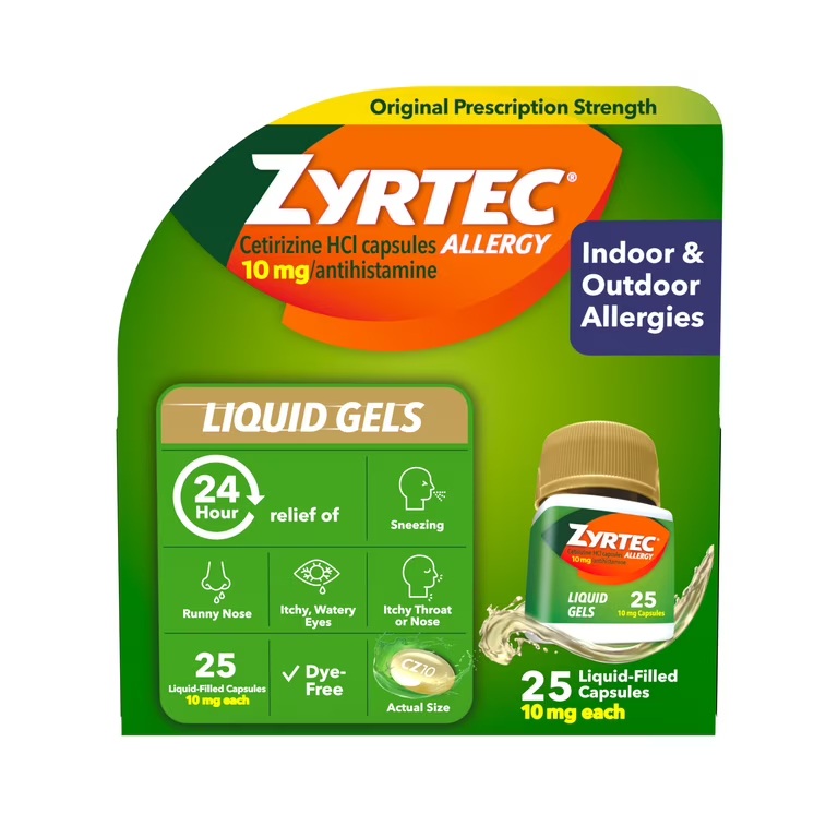 ZYRTEC 10MG 25CAP OFERTA