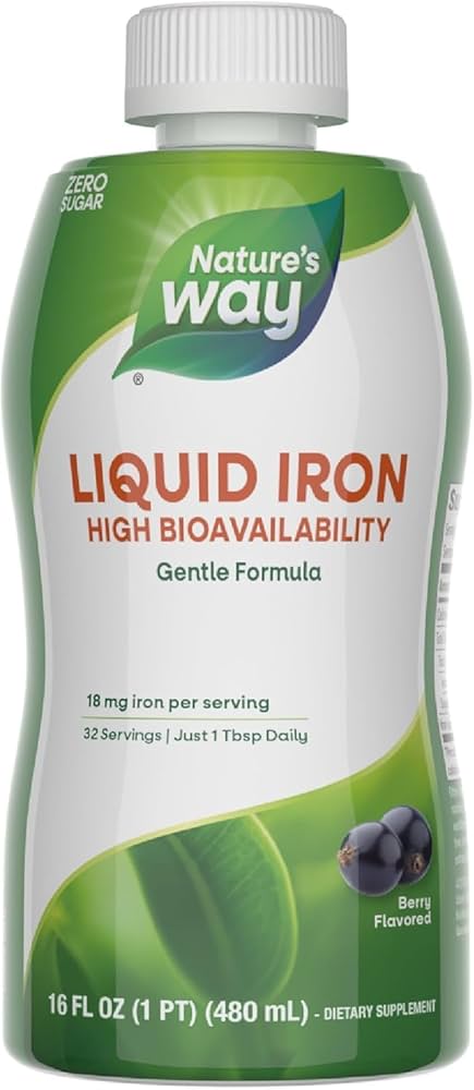 LIQUID IRON 18 MG 480 ML NATURES WAY OFERTA