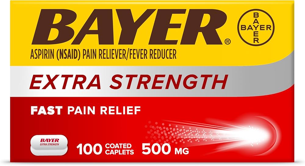 ASPIRIN EXTRA STRENGTH FAST PAIN RELIEF 500 MG 100 CAP BAYER OFERTA