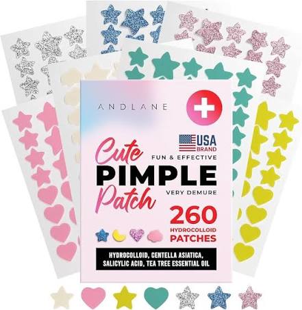 PARCHES PARA ACNE HIDROCOLOIDE FORMAS x260 ANDLANE
