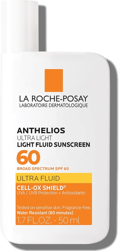 ANTHELIOS ULTRA LIGHT FLUID SUNSCREEN 60SPF 50 ML LA ROCHE-POSAY
