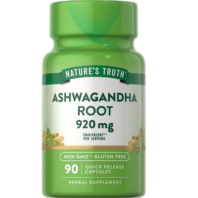 ASHWAGANDHA ROOT 920 MG NATURES TRUTH 90 CAP