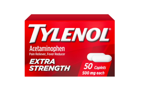 TYLENOL EXTRA STRENGTH 500 MG 50 CAP