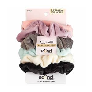 COLITAS MULTICOLOR SCUNCI 6 PC