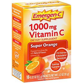 EMERGEN-C 1000MG DAILY IMMUNE SUPORT SUPER ORANGE  10 SOBRES