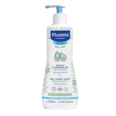 MUSTELA GENTLE CLEASING GEL HAIR AND BODY 500ML