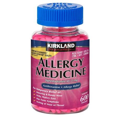 ALLERGY MEDICINE 25MG 600MITAB OFERTA
