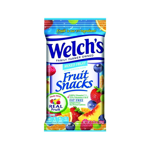 GOMITAS WELCHS MIXED FRUIT SNACK 16 X 64 GR